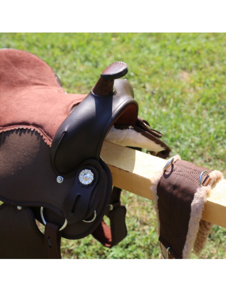 Selle western synthétique "Flower"
