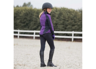 Culotte collant d'équitation d'hiver avec basanes Horze Active, enfant