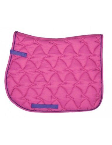 Tapis selle mixte ou dressage Cassandra HKM Rose