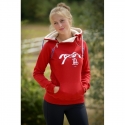 Sweat "Double Zip" PENELOPE LEPREVOST Rouge