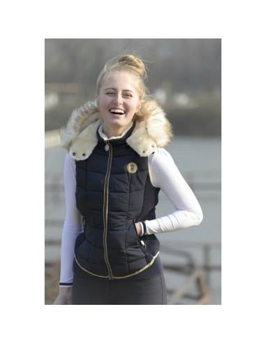 Doudoune PENELOPE LEPREVOST "Roger", sans manches Marine