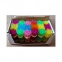 5 X Bouchons brosses dures enfants pour pansage crazy colors