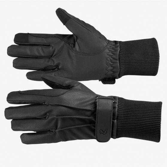 Gants PU doublés polaire Horze Noir