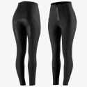 Pantalon d'équitation Softshell Thermique Silicone Fond intégral Horze Lydia femme Noir