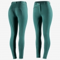 Culotte d'équitation Horze Active à fond silicone, femme Vert