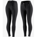 Pantalon d'équitation fond intégral Silicone Angelina, femme Horze Noir