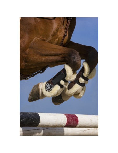 Guêtres Norton XTR mouton synthétique Marron