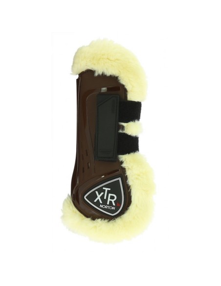Guêtres Norton XTR mouton synthétique Marron