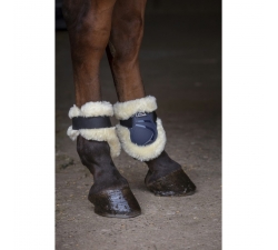 Protège-boulets Norton XTR mouton synthétique Marine