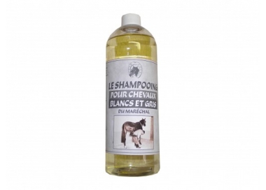 Shampooing spécial chevaux gris et blanc