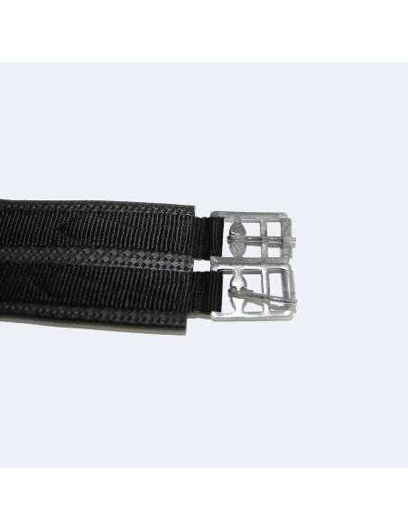 Sangle confort PVC DMH avec élastiques boucles argent