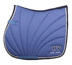 Tapis de selle mixte Thorpe HV Polo pur-sang/cheval Bleu