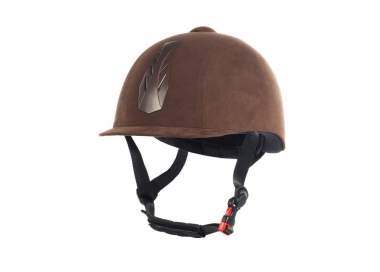 Casque d'équitation règlable Triton Horze marron