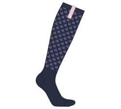 Paire de chaussettes d'équitation "Love love love"