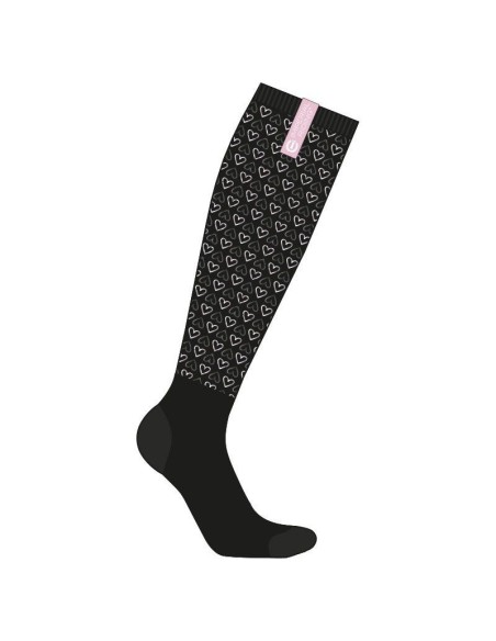 Paire de chaussettes d'équitation "Love love love"
