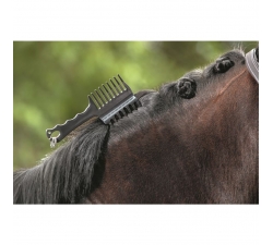 Peigne avec aide à tresser