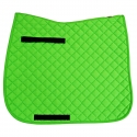 IR Tapis de Selle Carrés sérrés dressage vert fluo