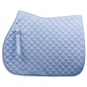 IR Tapis de Selle Carrés serrés dressage BLEU CLAIR