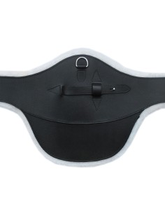 Sangle bavette cuir doublée mouton synthétique Leeds DMH