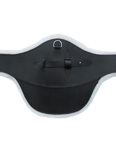 Sangle bavette cuir doublée mouton synthétique Leeds DMH