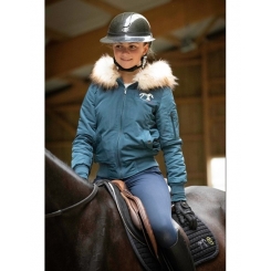 Bomber PENELOPE LEPREVOST "Lyon" Capuche fausse fourrure