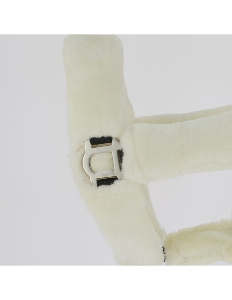 Licol cheval full mouton pour transport avec protection mouton