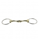 Filet Mors Safe Side deux anneaux double brisure maillechort DMH Equitation