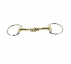 Filet Mors roulette double brisure maillechort DMH Equitation