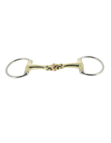 Filet Mors roulette double brisure maillechort DMH Equitation