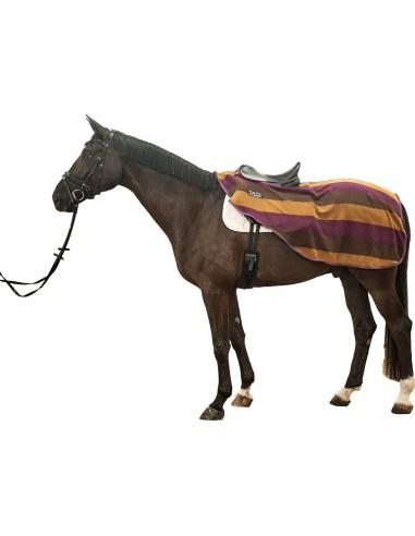 COUVRE-REINS SÉCHANT -COLOUR STRIPES- AVEC VELCRO