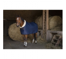 Couverture d'écurie Equithème Teddy doublée mouton synthétique