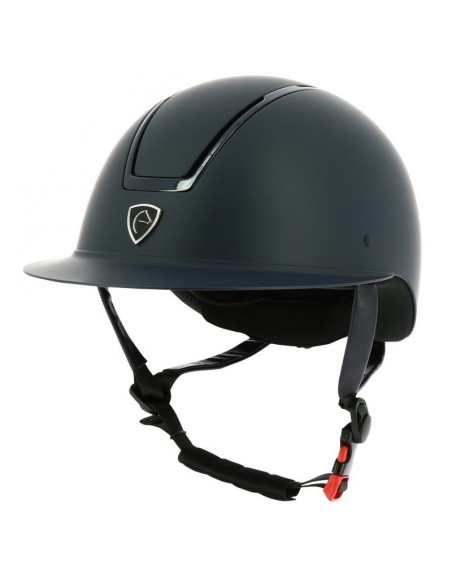 Casque Equithème Glint Mat bleu foncé/bleu