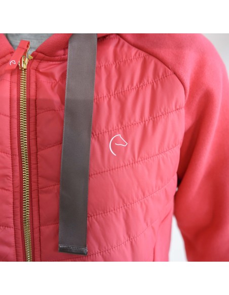 Sweat zippé à capuche Equithème femme