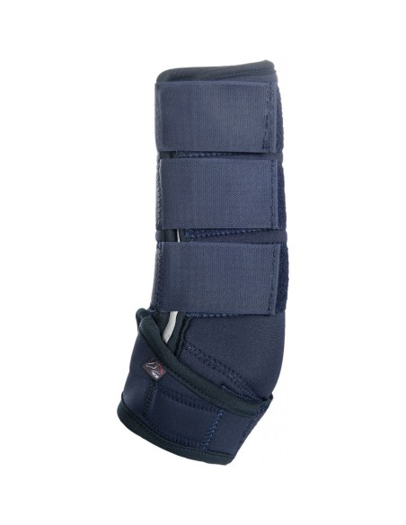 Guêtres néoprène couleur HKM protections cheval Bleu / Blanc