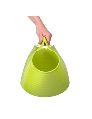 Seau flexible d'écurie Flexiseau FlexBag à poignées 12 litres Vert
