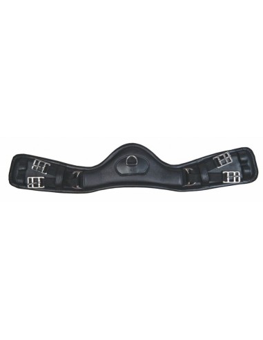 Sangle en cuir dressage anatomique élastiques HKM