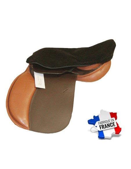 Couvre siège dessus de selle mouton synthétique fabrication française