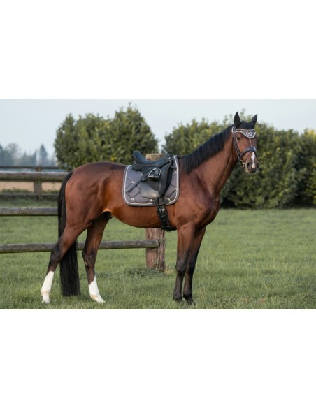 TAPIS DE SELLE DE DRESSAGE BACK ON TRACK® "NIGHT COLLECTION"