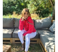 Sweat zippé à capuche Equithème femme