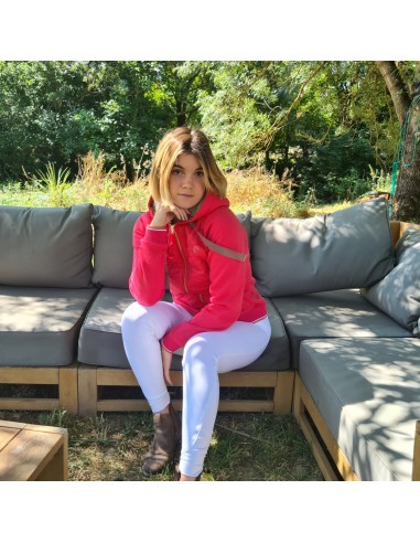 Sweat zippé à capuche Equithème femme