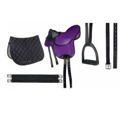 Selle pour shetland - Set beginner Violet