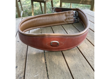 Sangle selle mixte cuir Henri de Rivel