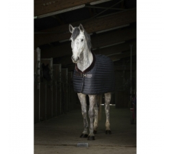 Couverture d'écurie Equithème Teddy doublée mouton synthétique