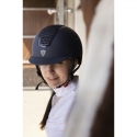 Casque Equithème Airy noir/argent