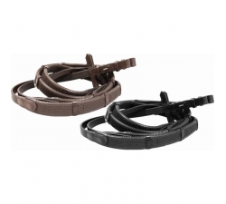 Rênes caoutchouc arrêtoirs petits picots TdeT