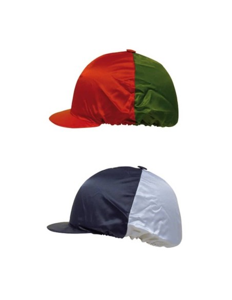 Toque satin bicolore