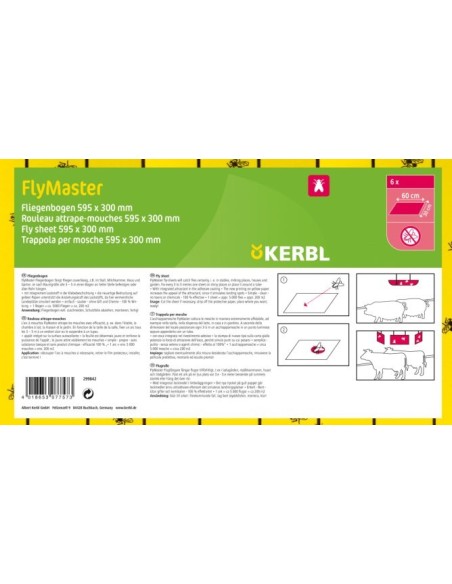 Feuilles attrape-mouches FlyMaster 595 x 300 mm