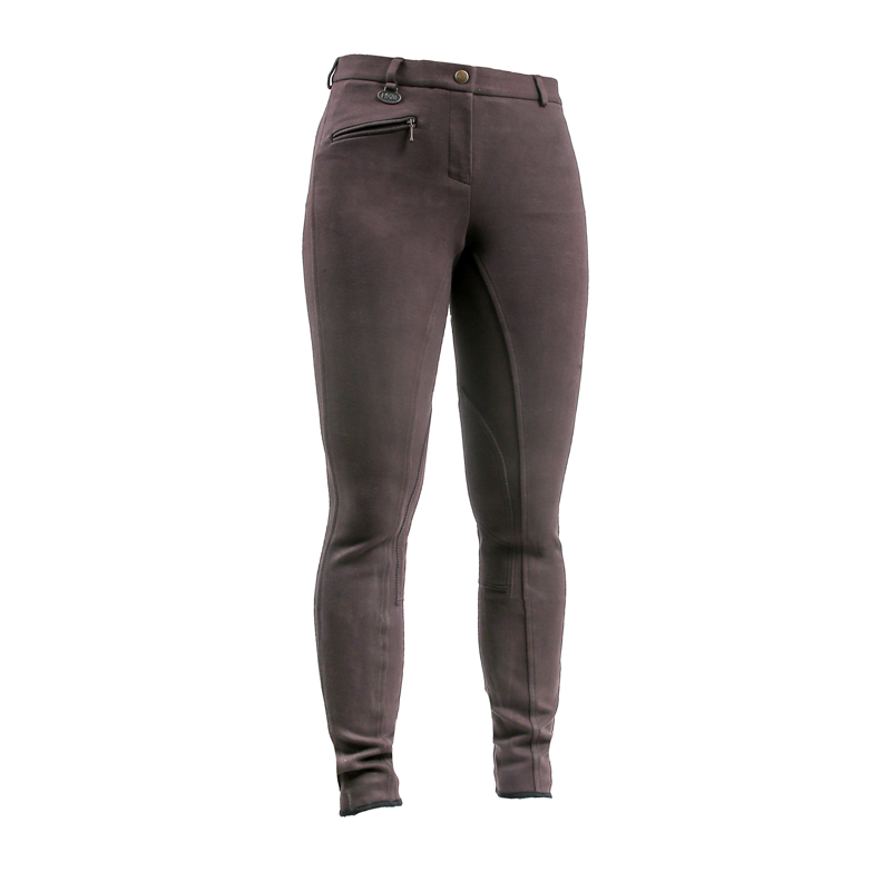 Etrier Equitation Culotte D'équitation Tailored Sportsman Taille 26L Marron - Neuve - Patch Genou Pantalon D'équitation Grande