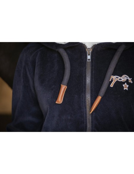 Sweat zip Emy Pénélope Velvet