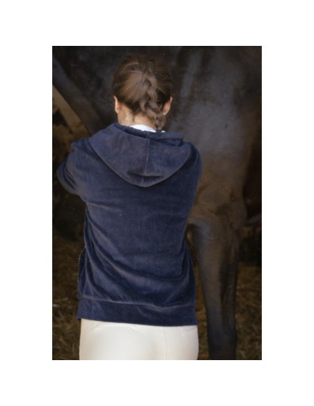 Sweat zip Emy Pénélope Velvet